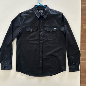 Salty Crew Black Casual Button-Down Shirt